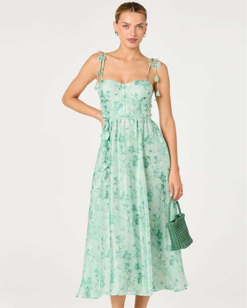 ASTR The Label Flower Midi Dress - Image 1
