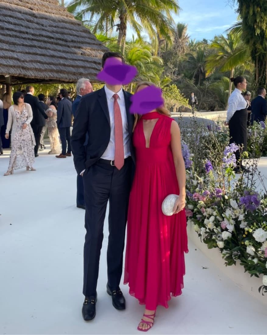 Maria lucia Hohan Fuschia Ira Gown xs - Image 1