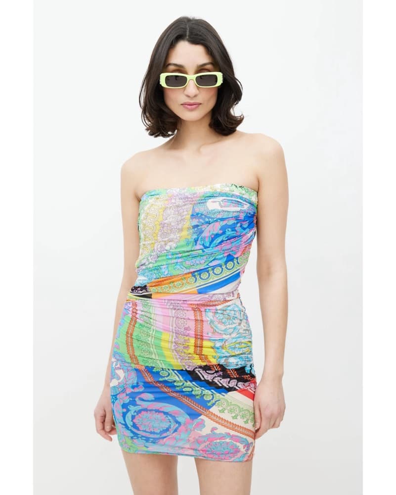 Versace Mini Dress | | Miami Swim Week, Designer Vintage Dress, Party Dress, Birthday Dress  - Image 1