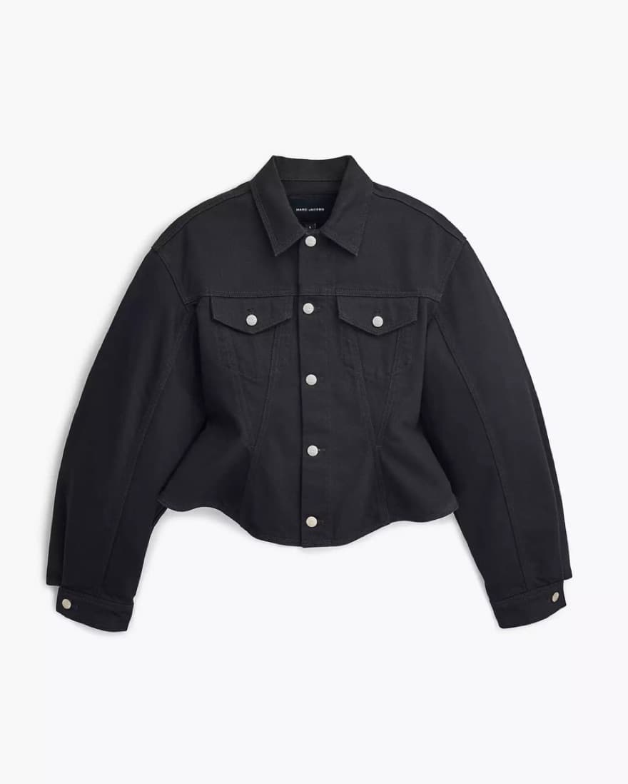 Fluted Denim Jacket  - Image 2