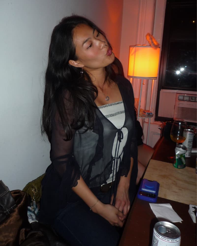Dana Foley sheer ruffle top - Image 3