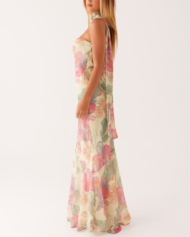 Elegant Floral Maxi Dress - Image 2