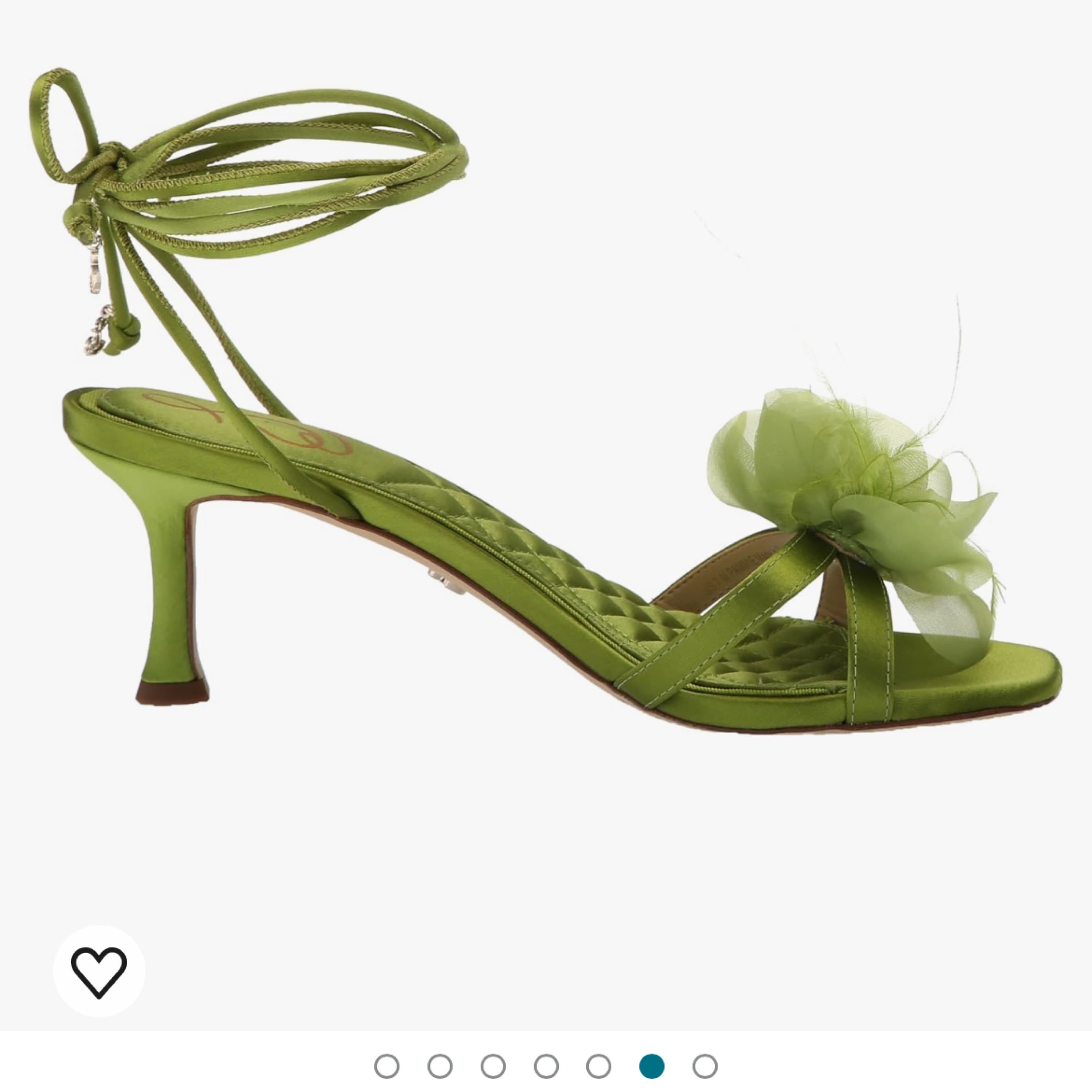 Sam Edleman Green Kitten Heels - Image 1
