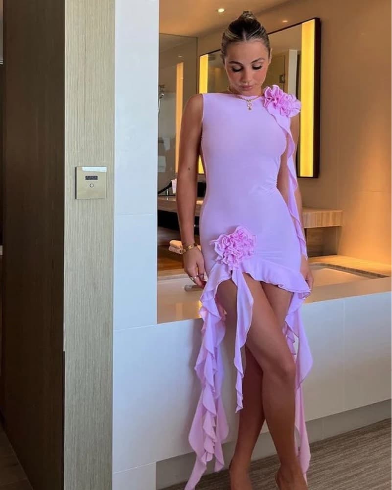 Fancì Club White Apple Cocktail Dress in - Image 1