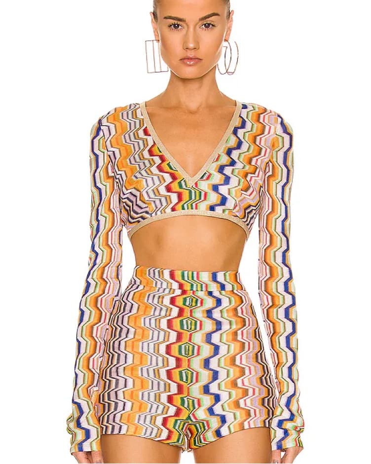 Alexis Crochet Knit Colorful Set  - Image 1