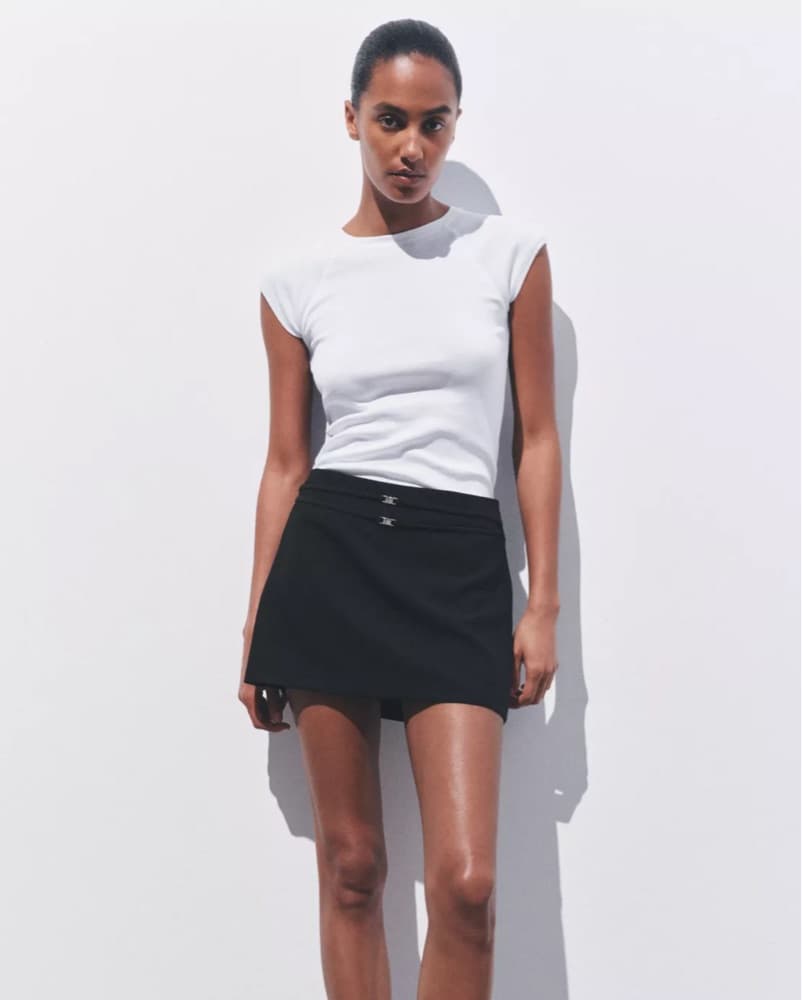 Belted Mini Skort  - Image 1