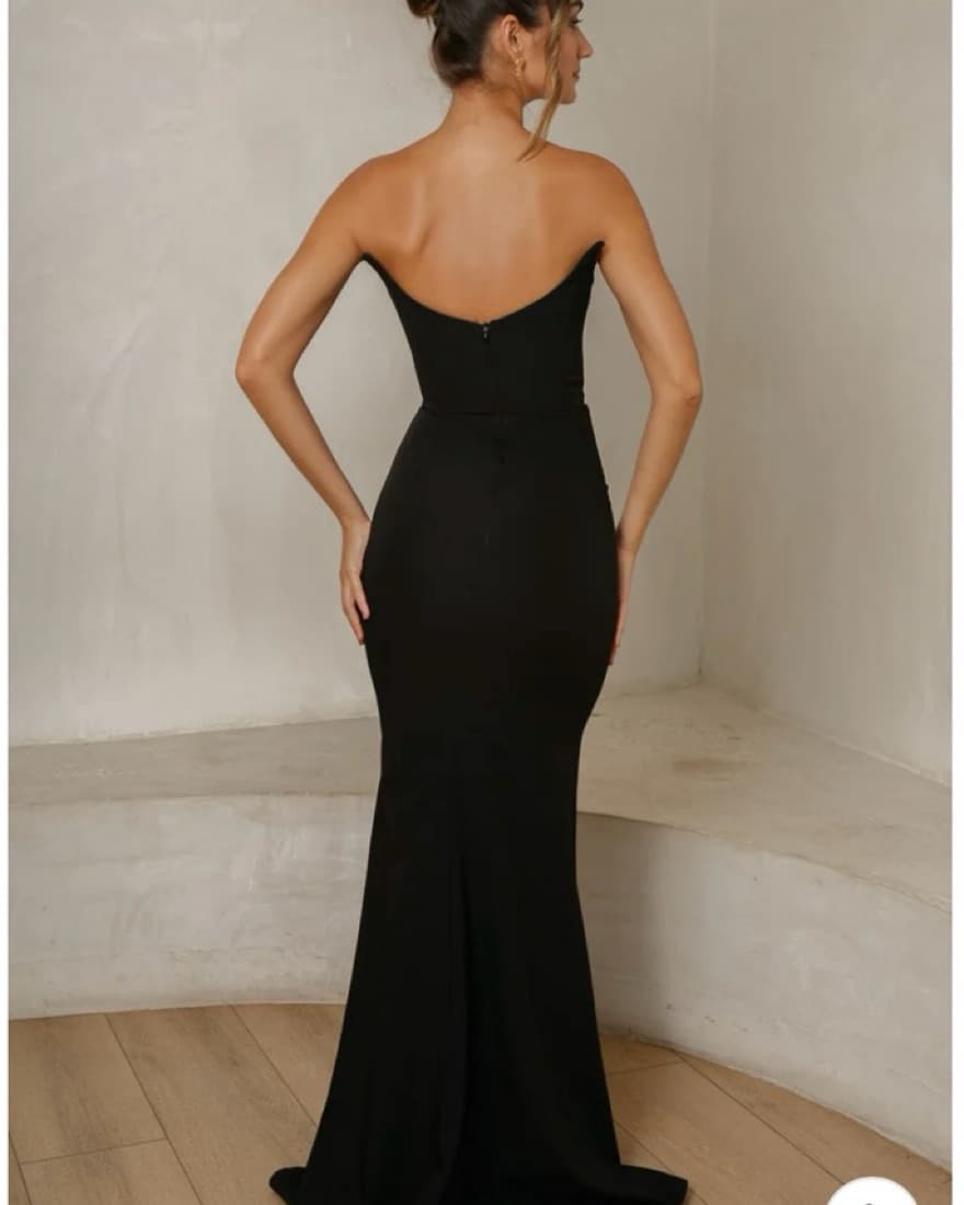 Black Strapless Gown NWT - S - Image 2