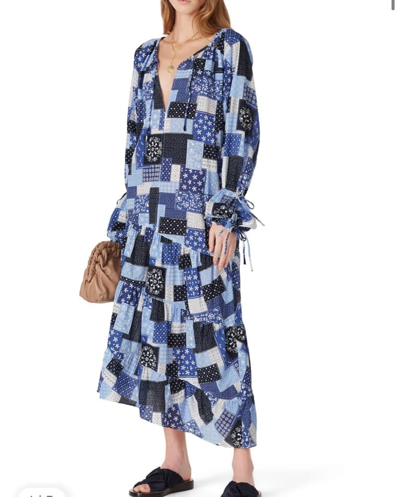 Amily dress bandana print - Image 1
