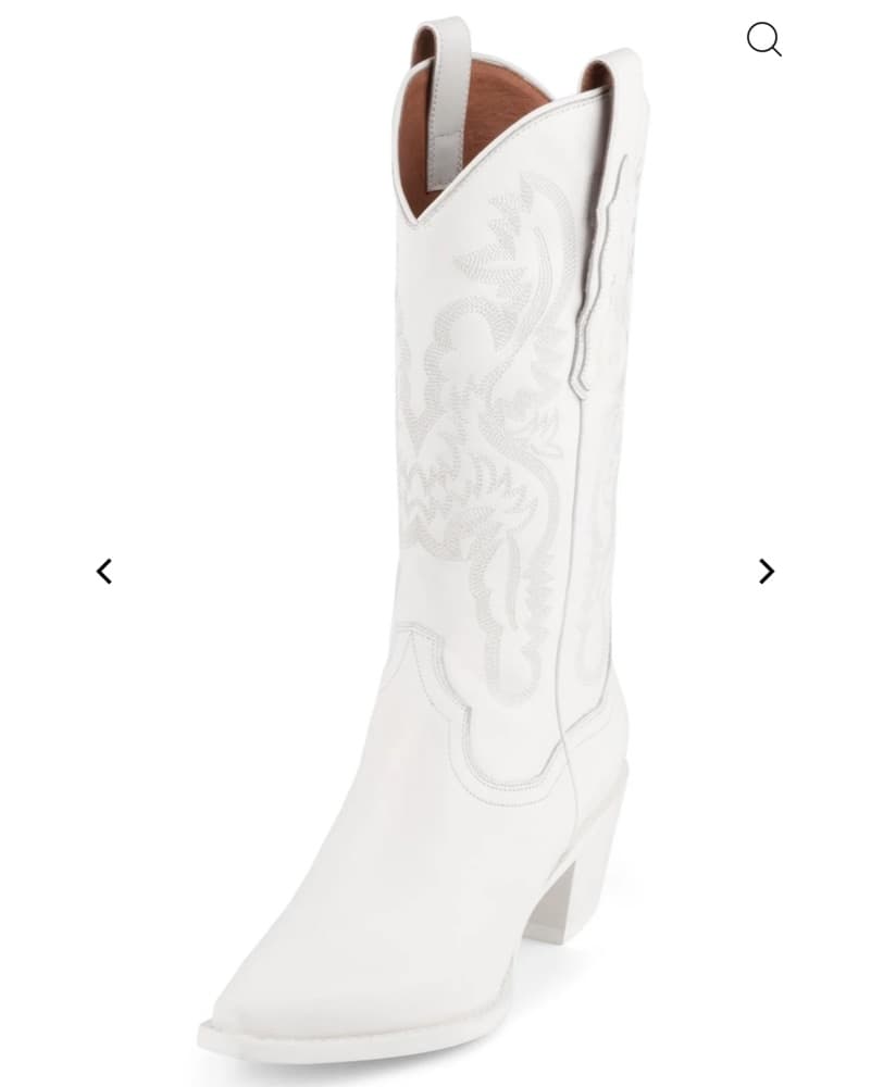 JeffreyCampbell White Dagget Cowboy Boot - Image 3