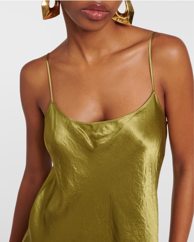 Vince Satin Slip Dress - Image 2