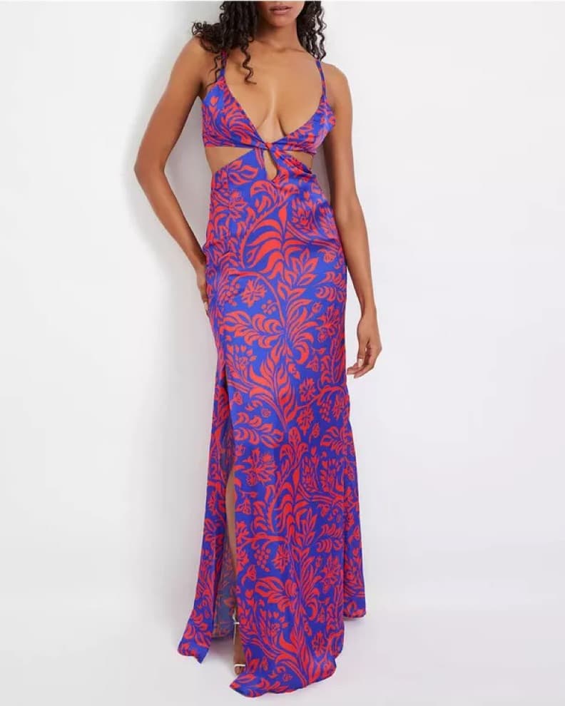 PatBo Pua Printed Cutout Maxi Dress - Image 3