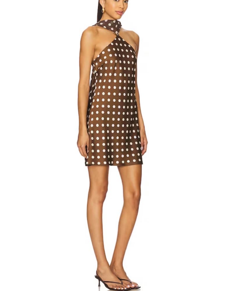 Hendrix Dress In Brown Dots from Revolve - Image 2