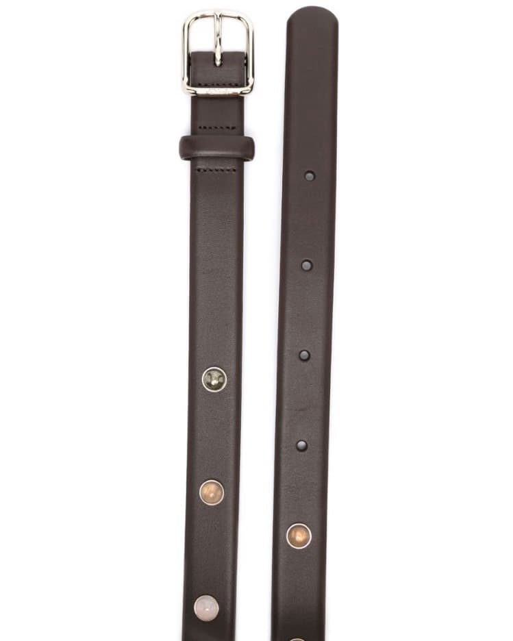$670 Chloé Chocolate Brown Belt - Image 5