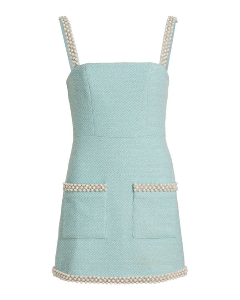 Blue Alexis Mini Dress - Image 3