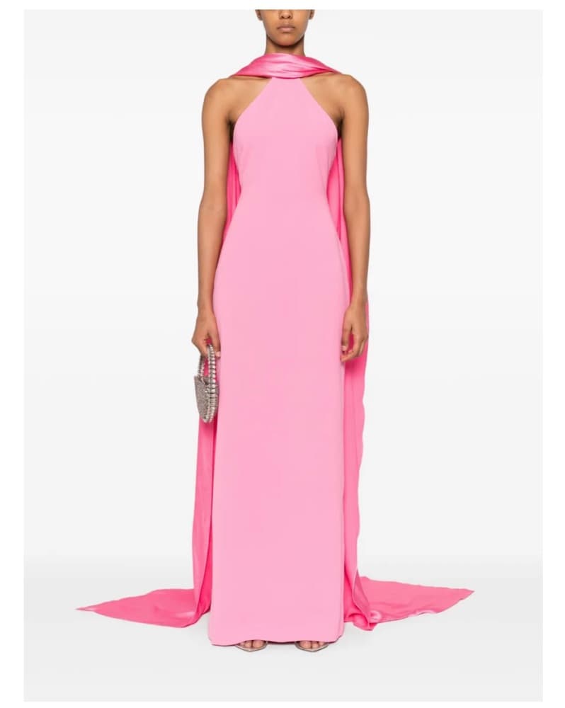 Solace London Formal Pink Gown Dress - Image 1