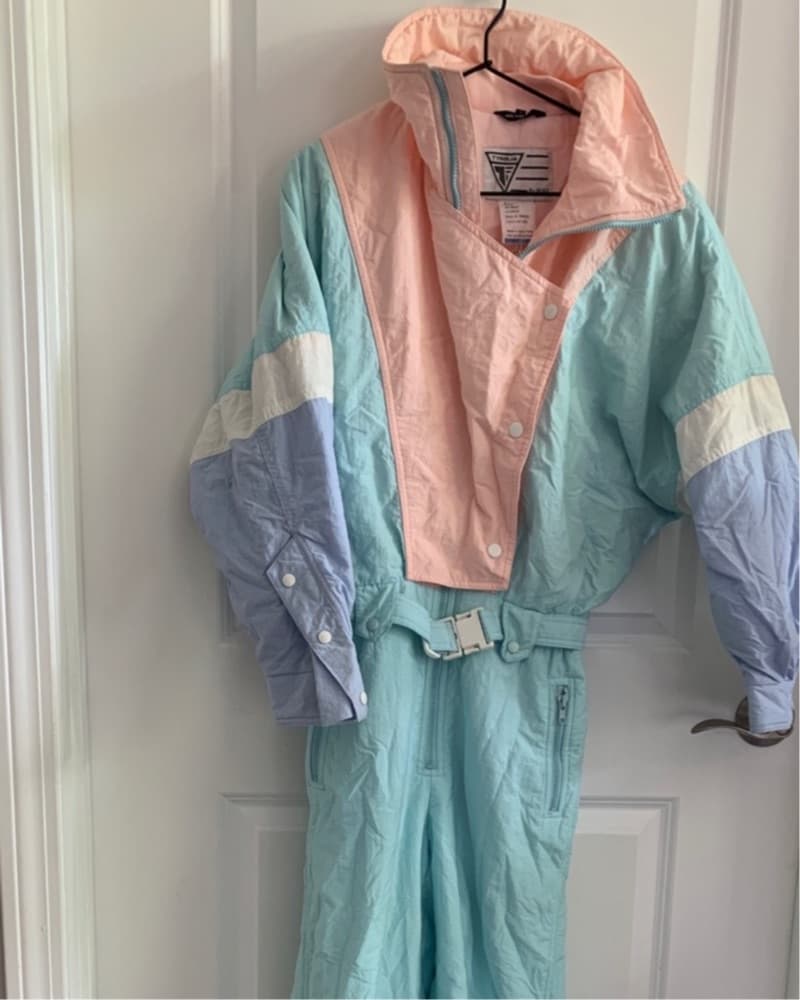 Pastel Ski Suit - Vintage 80s - Image 2