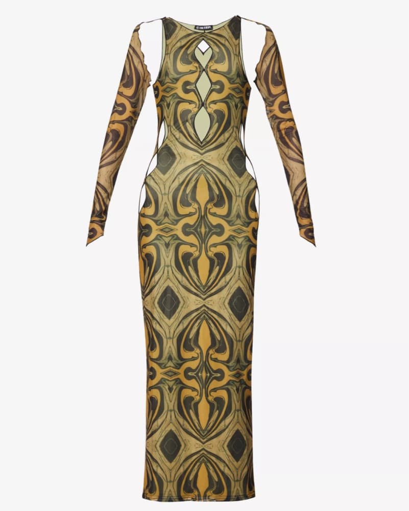 The Kript abstract-pattern dress  - Image 2