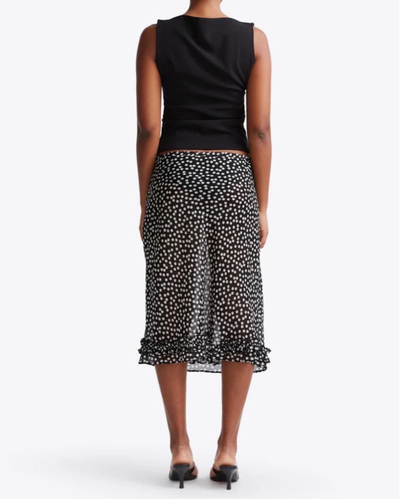 Susamusa Meadow Skirt Black Polka Dot  - Image 4