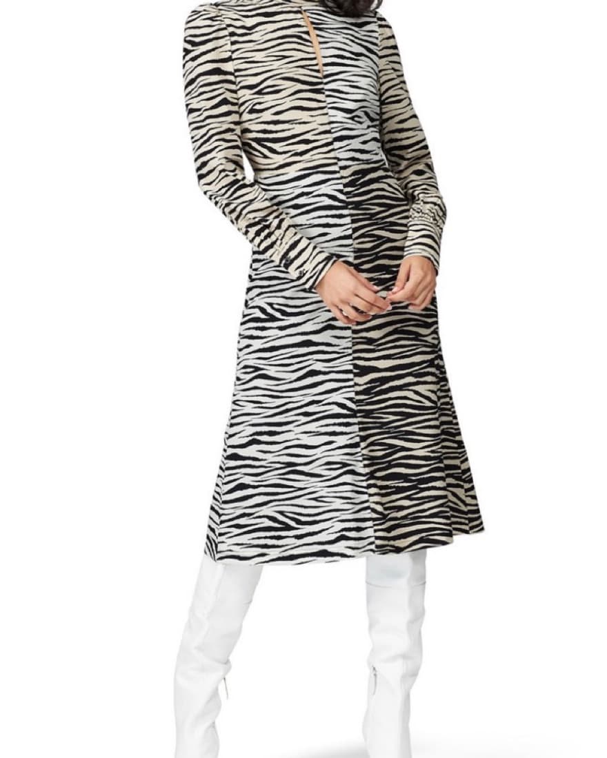 A.L.C. Zebra Print Kennedy Dress - Image 1