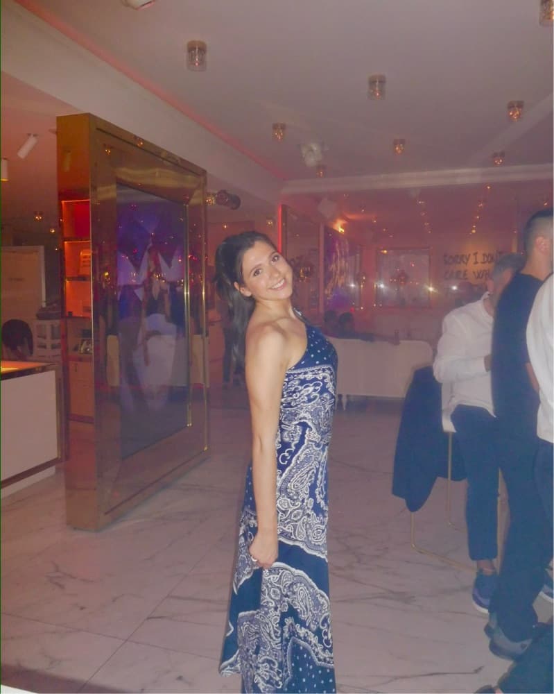 Sandro One Shoulder Blue Dress - Image 2