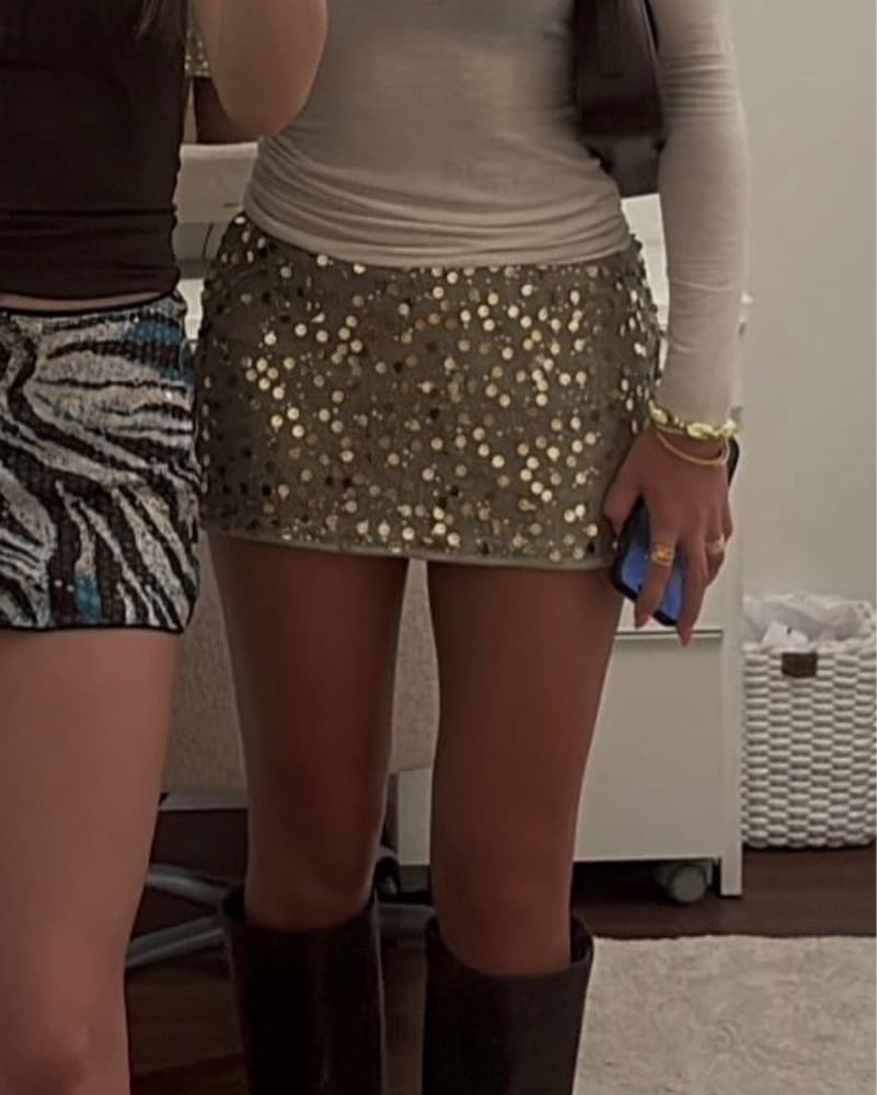 Sparkle Skirt with built in shorts  - Image 1