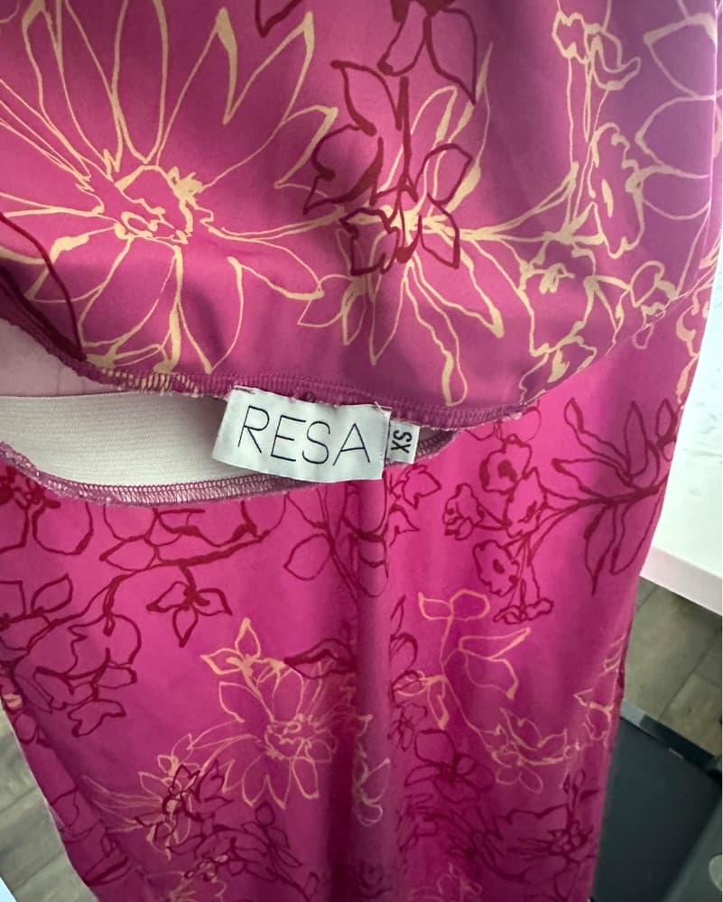 Pink Floral Slip Dress - Image 2