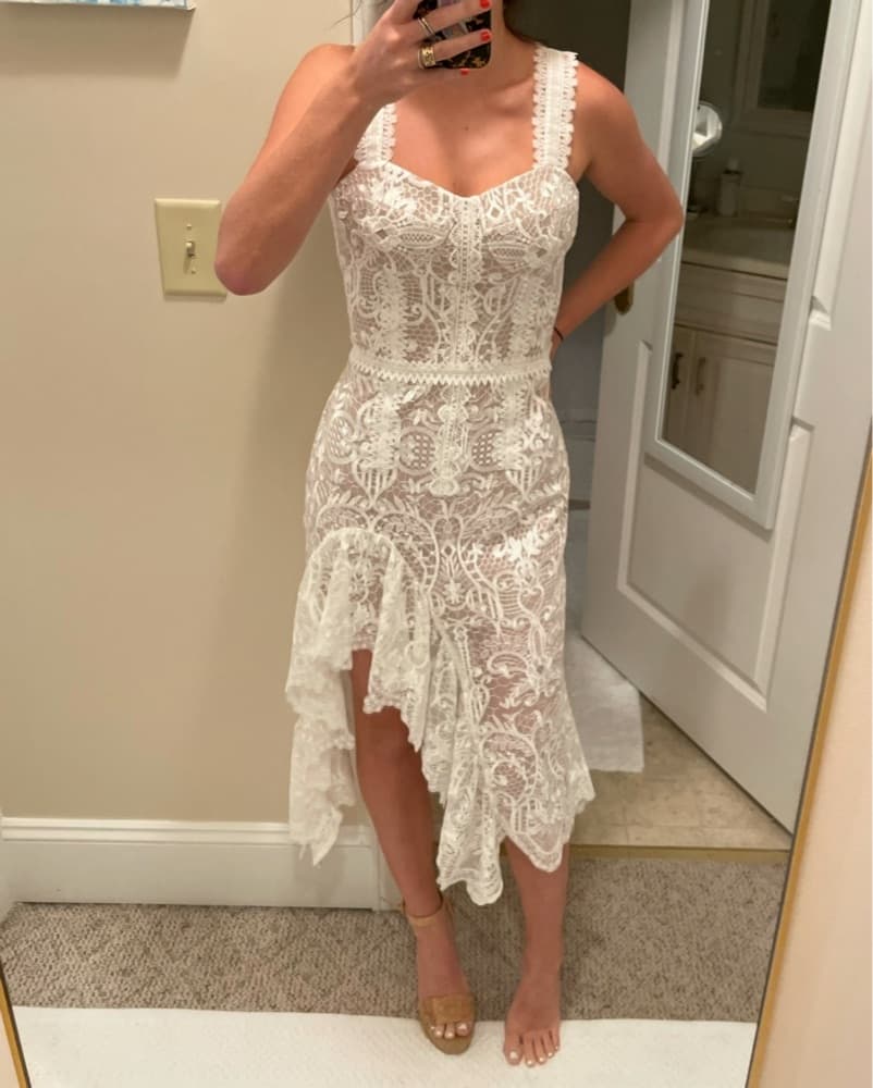 Tiffany Blanc Dress in White  - Image 2