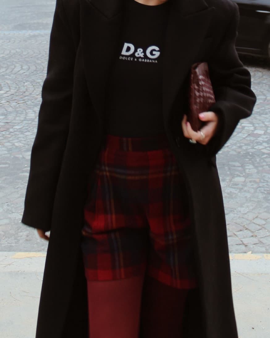 D&G Long Sleeve Black Top (authentic) - Image 1