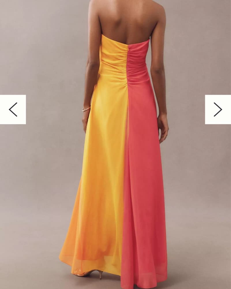Milly Sunset Stripe Strapless Maxi Dress - Image 2