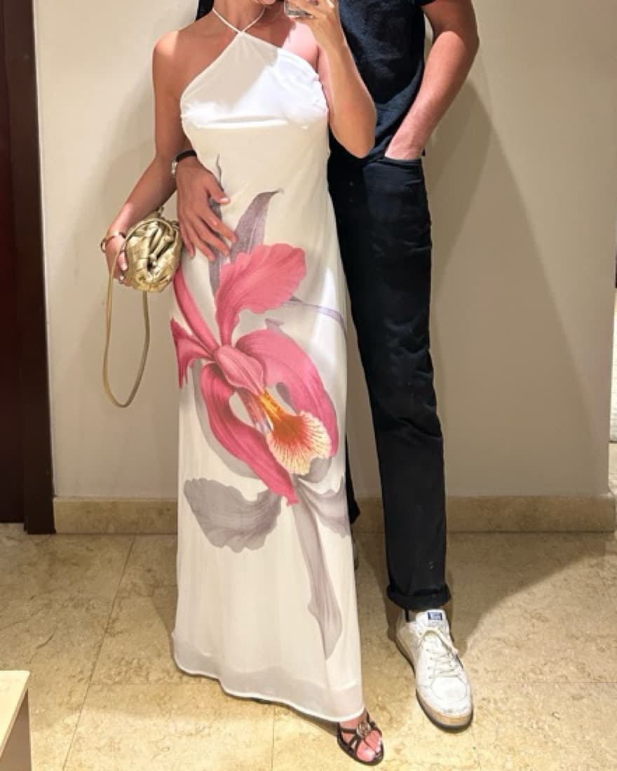 Orchid Backless Maxi Dress - Image 2
