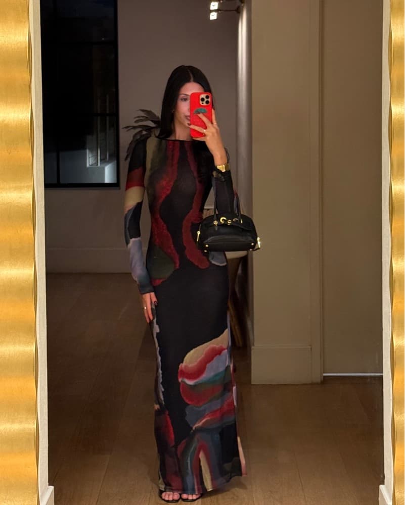 Meshki Maxi Dress Multicolor - Image 1