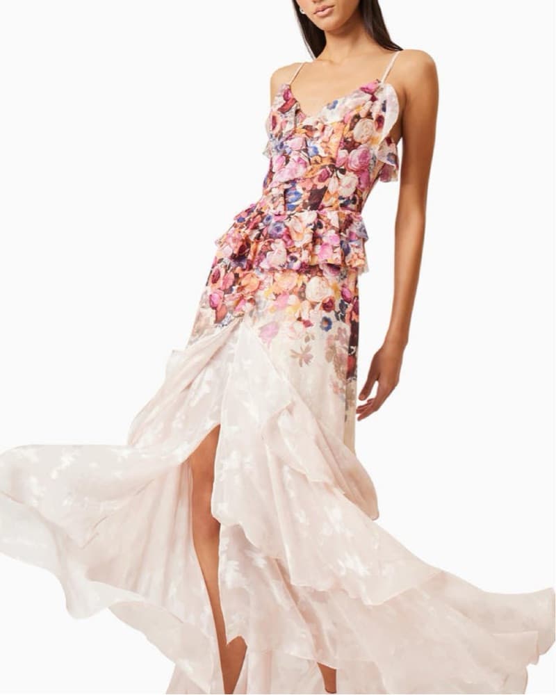 Elliatt Perla Floral Tiered Maxi Dress - Image 4