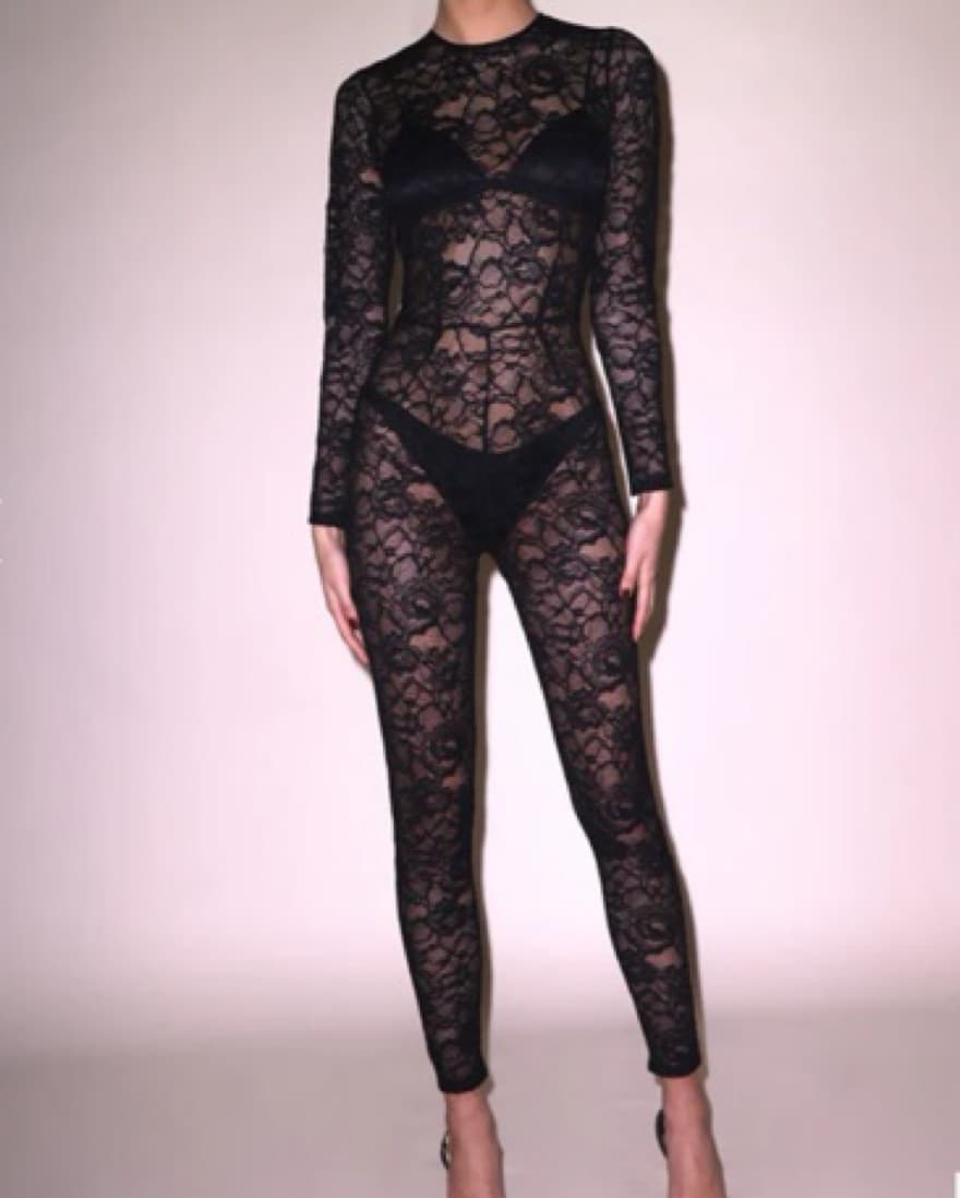 Fleur Du Mal Lace Catsuit  - Image 2