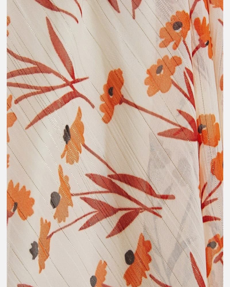 Maje Floral Midi Dress - Image 4