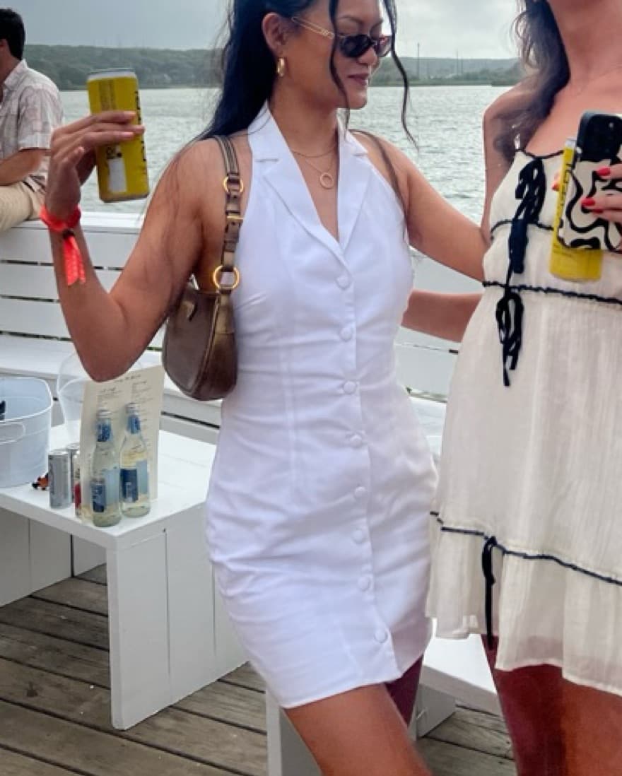 Revolve Kylie Mini Dress in White - Image 2