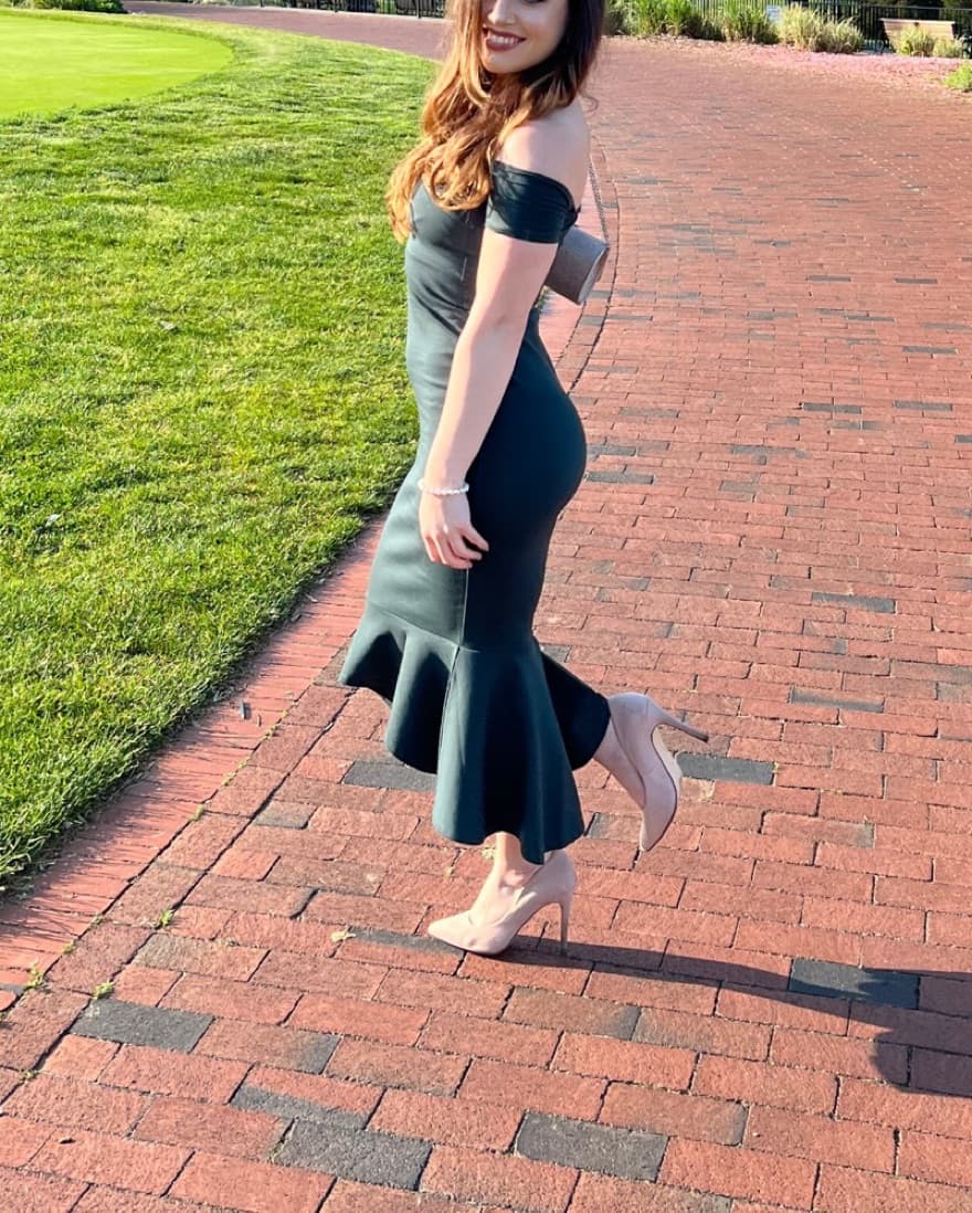 Lulu’s Off The Shoulder Midi Dress - Image 4