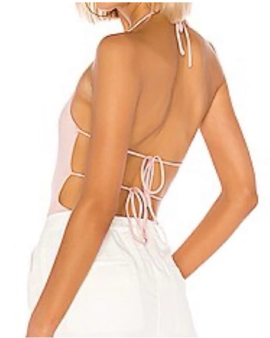 Superdown Jordie Tie Back Bodysuit - Image 1