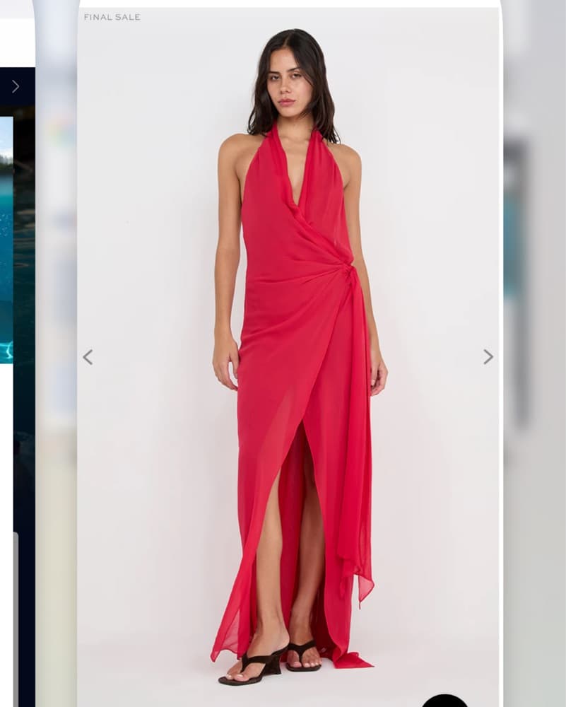 Bec & Bridge Soneva Dress In Strawberry  - Image 1
