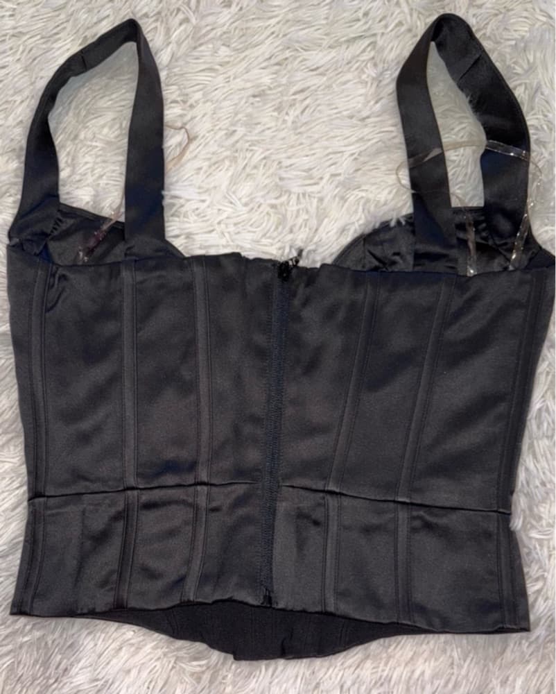 House Of Cb Black Corset Top - Image 6
