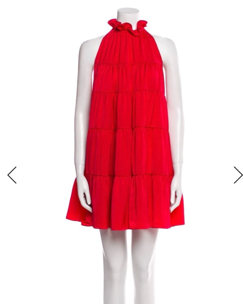 Rhode Billy Red Mini Dress - Image 2