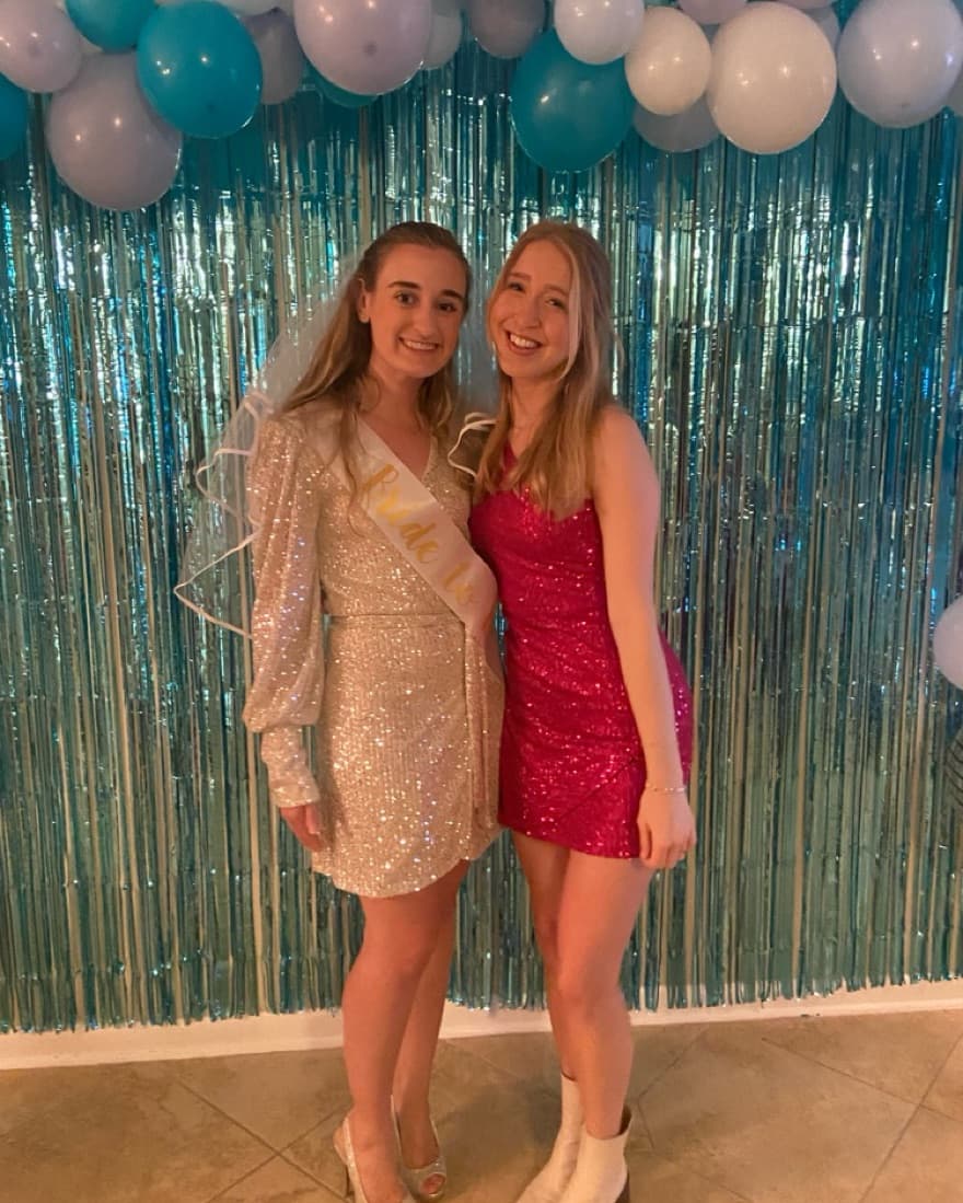 Sequin Pink Dress - Image 1