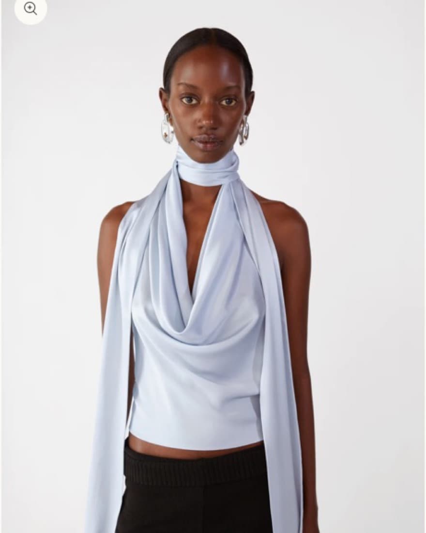 Orseund Iris Cowl Neck Halter Top - Image 4