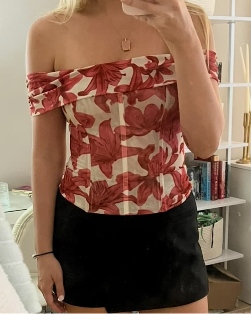 Miaou Floral Corset  - Image 1