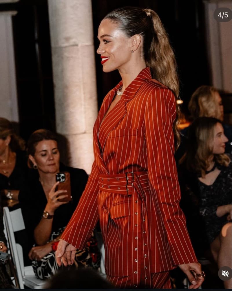 Nonchalant Pinstribed Suit Set - Image 2