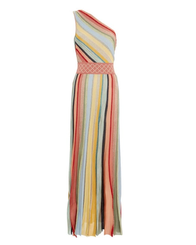 Missoni One-Shoulder Striped Dress - Image 3