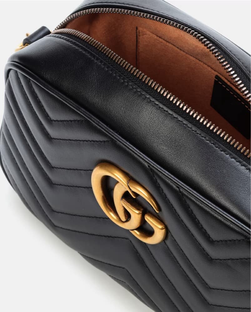 Quilted Leather GG Crossbody Bag - Image 3