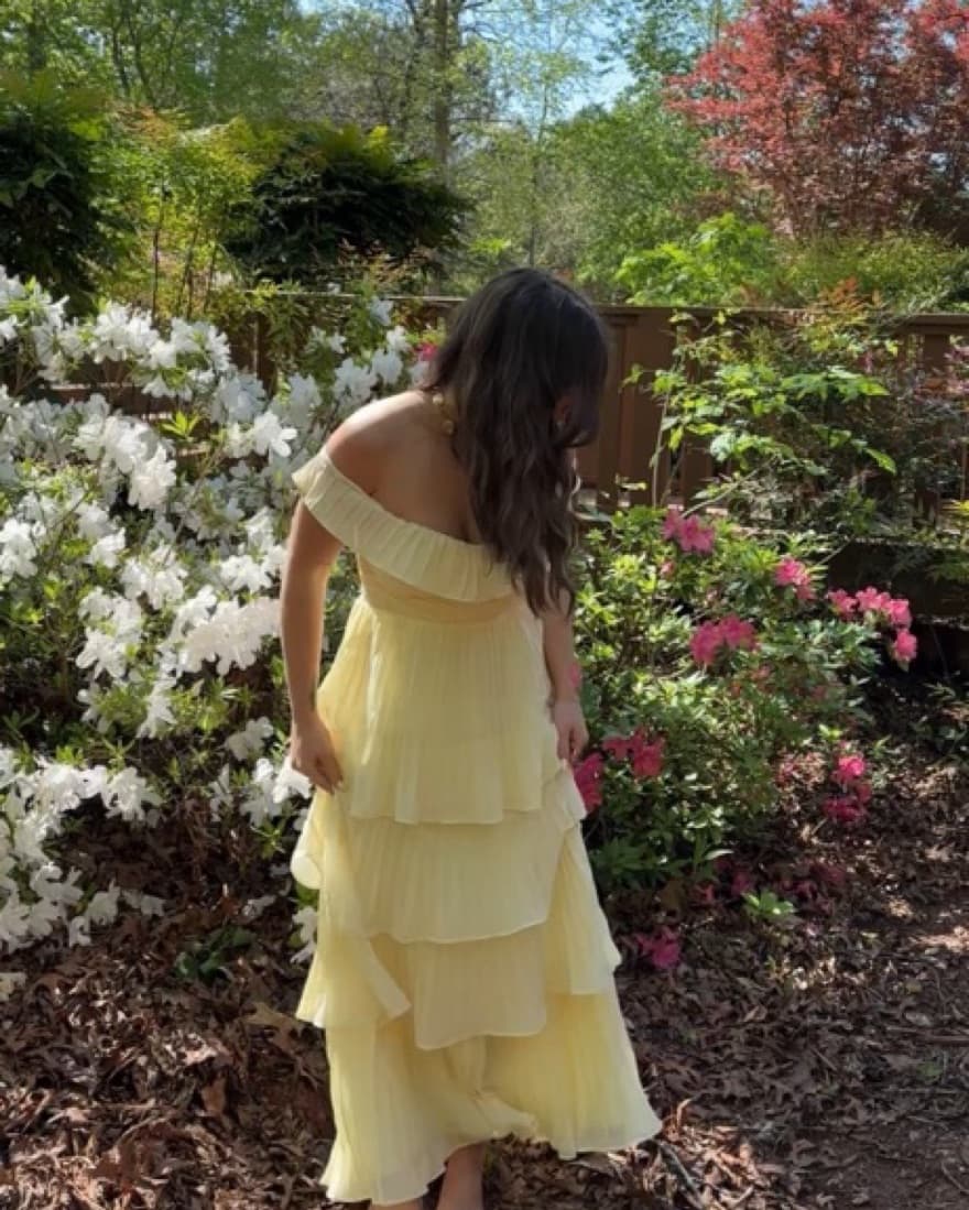 sold out light yellow formal dress  - Image 2