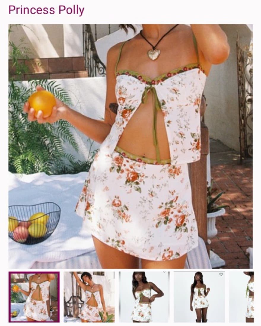 Princess Polly Ringa Rosey Set  - Image 1
