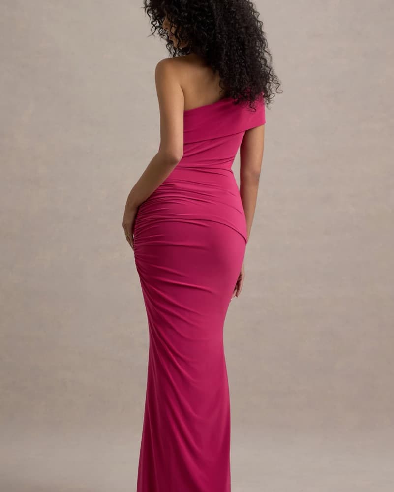 Hot Pink Formal Dress - Image 2
