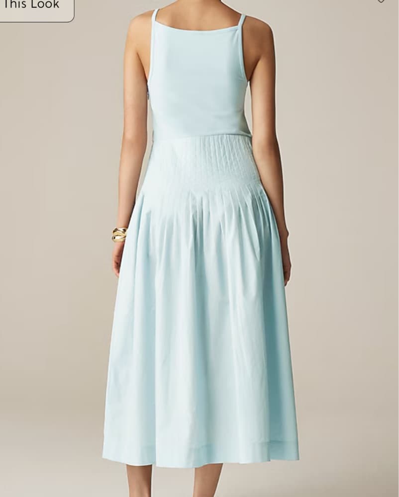 J.Crew Pintuck mixy dress light blue - Image 2
